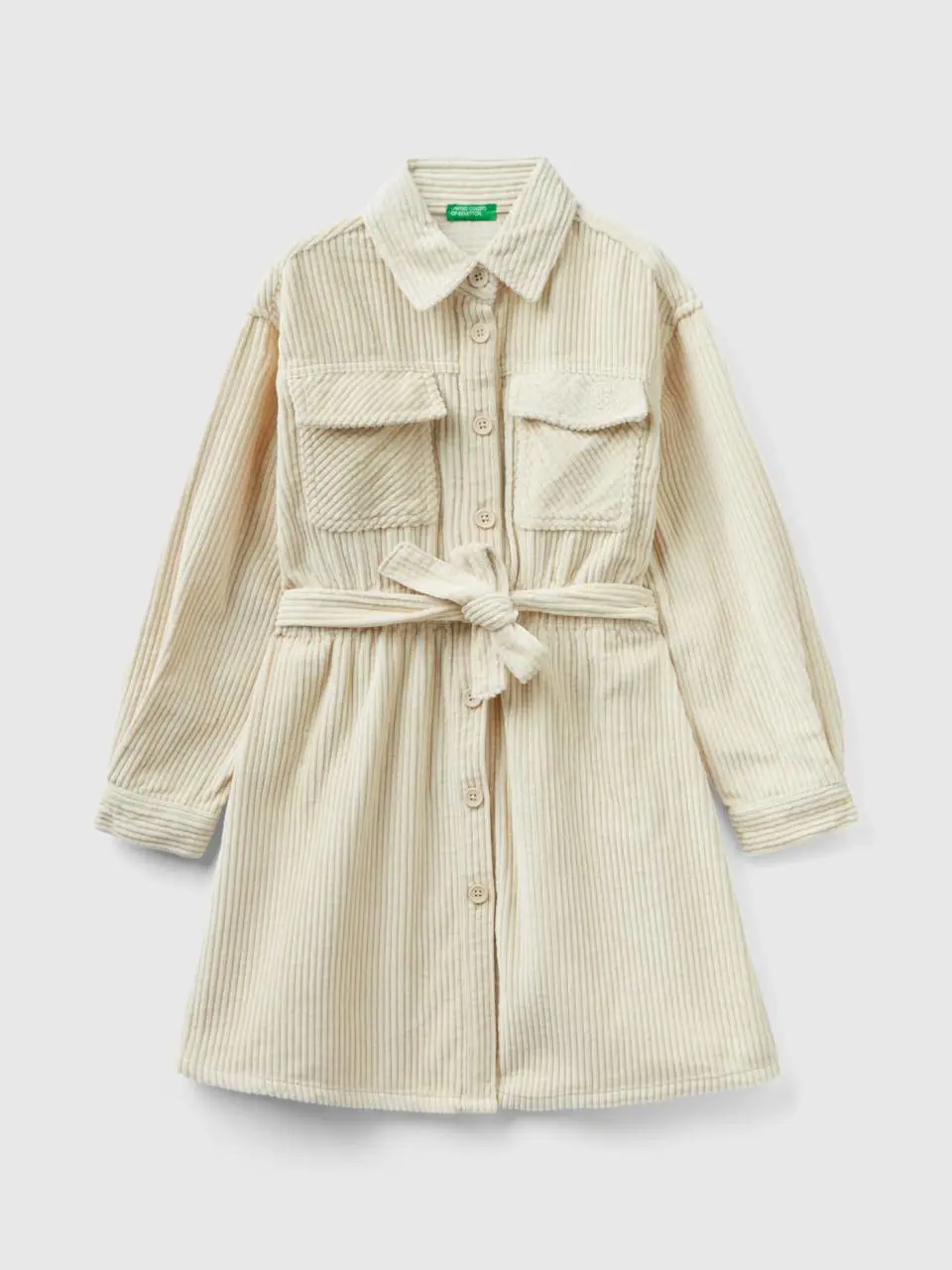 Benetton corduroy shirt dress. 1