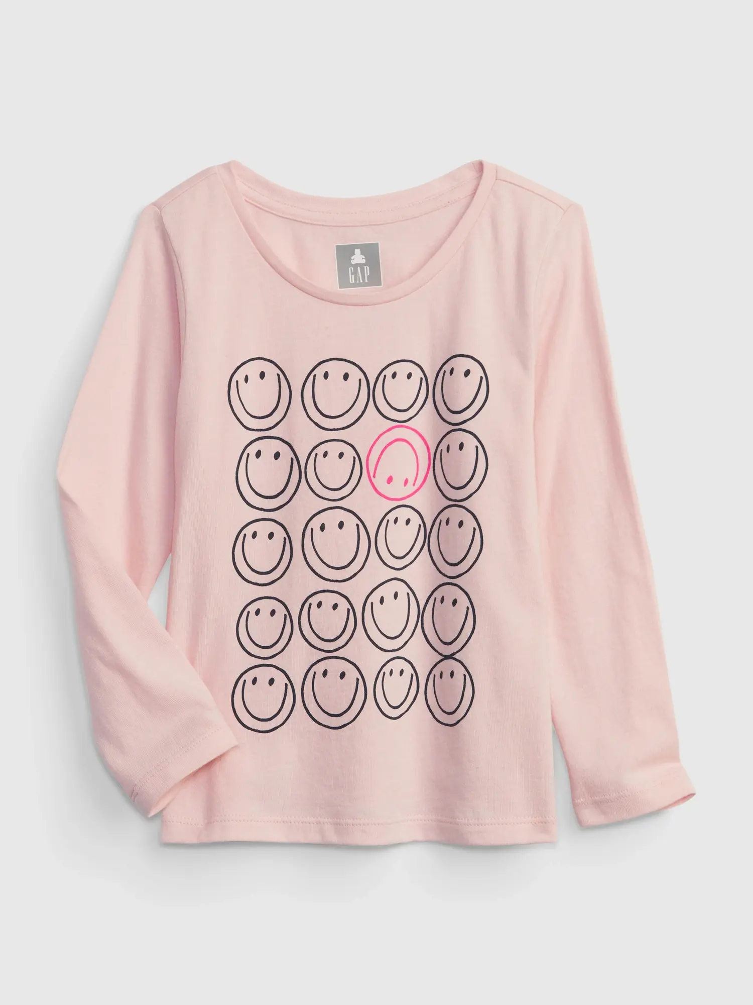 Gap Toddler 100% Organic Cotton Mix and Match Graphic T-Shirt pink. 1
