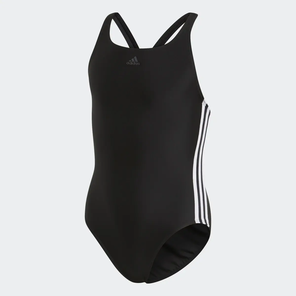 Adidas Athly V 3-Stripes Swimsuit. 1