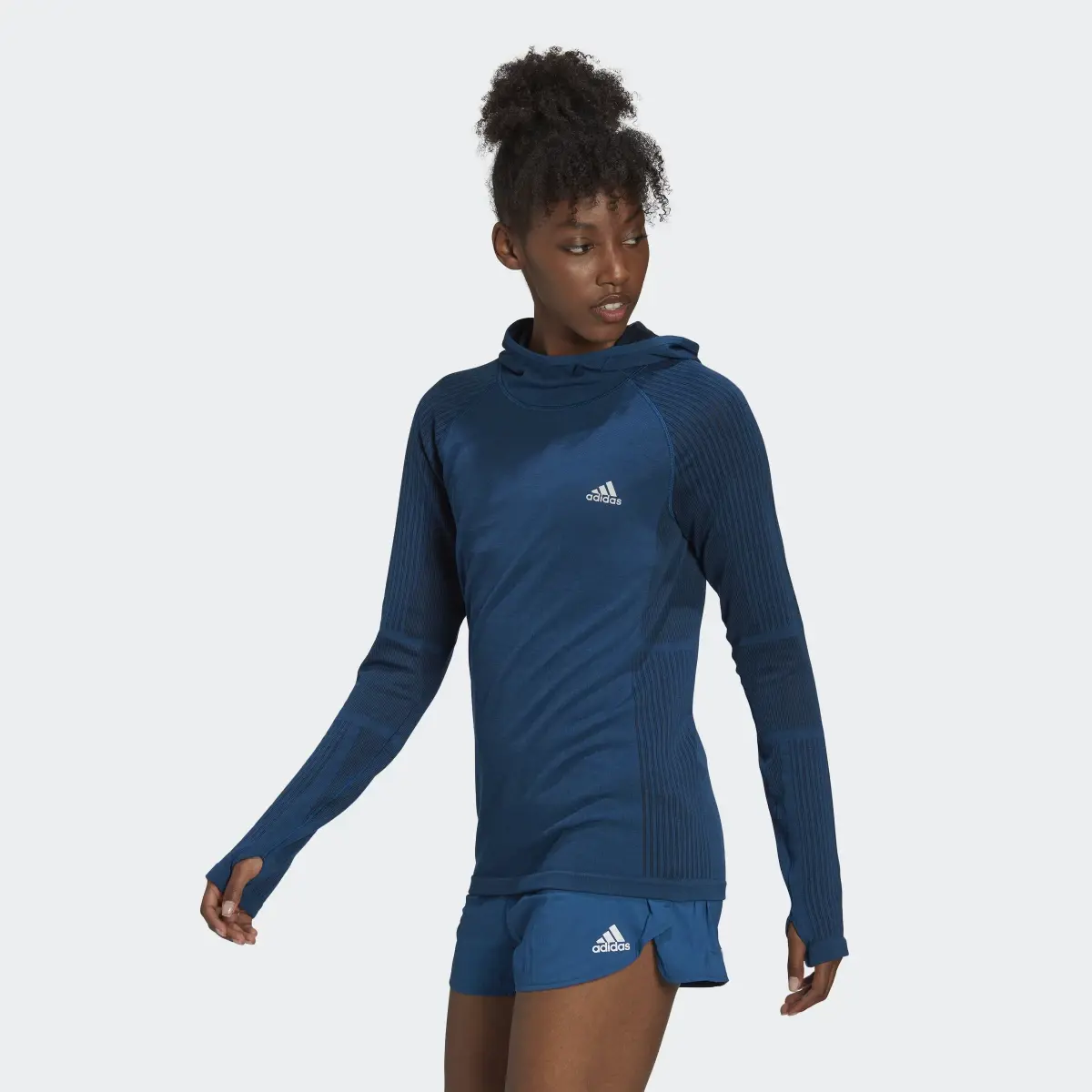 Adidas X-City Running Knit Long Sleeve Sweatshirt. 3