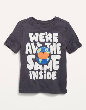 Unisex Short-Sleeve Graphic T-Shirt for Toddler gray