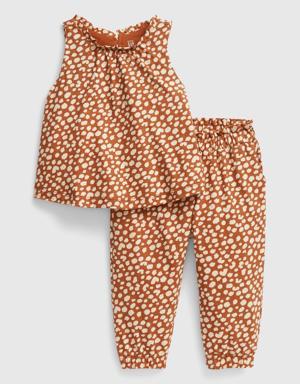 Gap Baby Tank 2-Piece Outfit Set orange