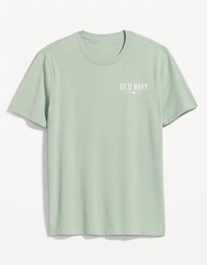 Old Navy Logo-Graphic Crew-Neck T-Shirt for Men green