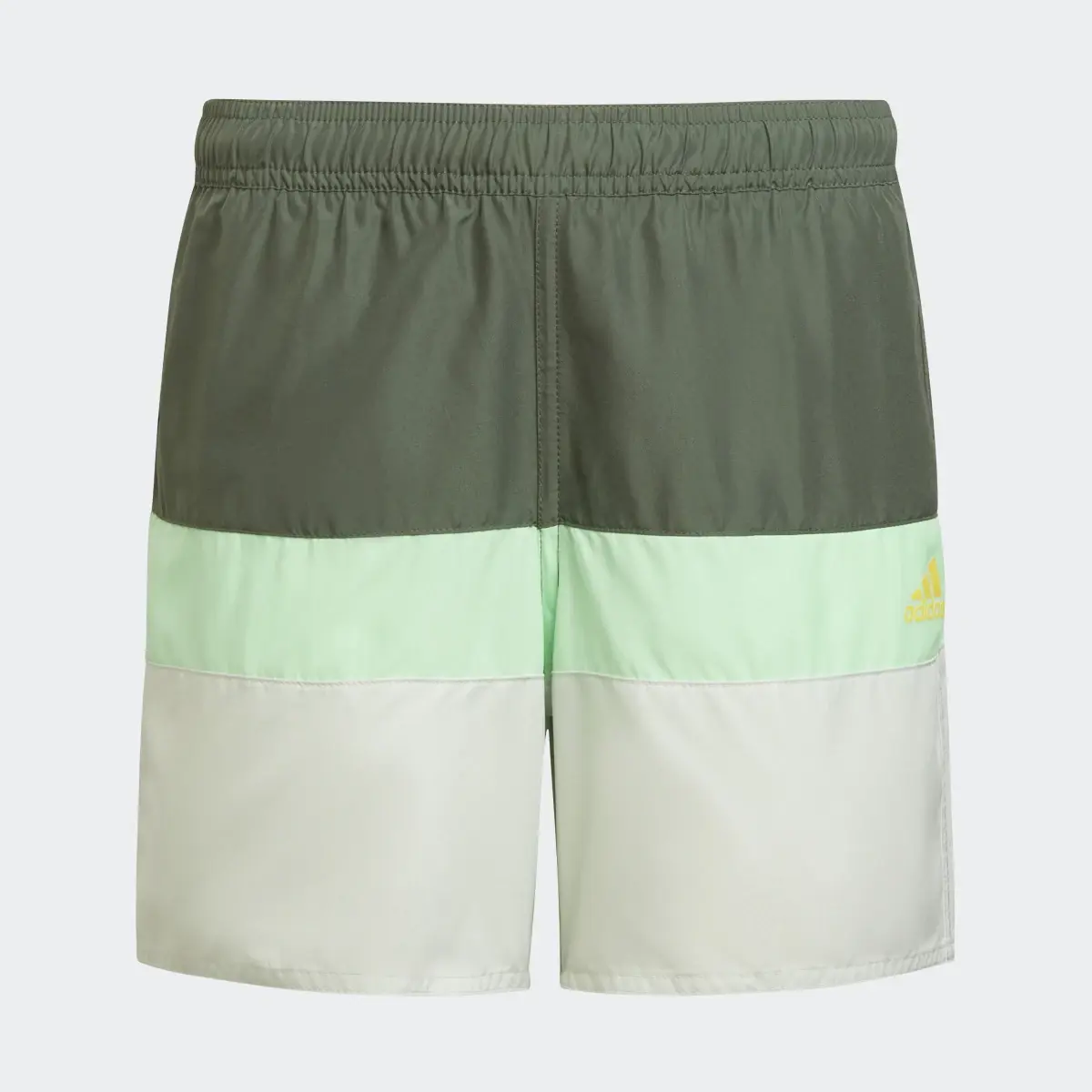 Adidas Colorblock Swim Shorts. 1