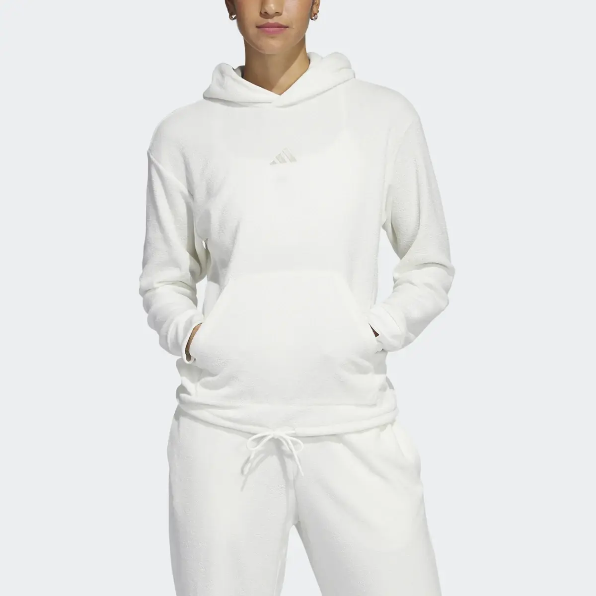 Adidas Select Crop Hoodie. 1