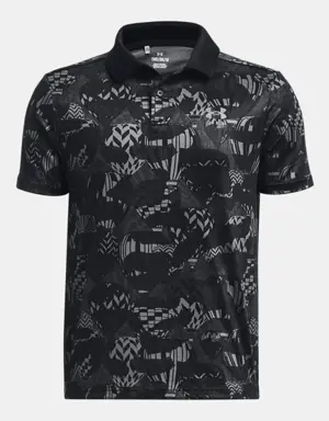 Boys' UA Performance Printed Polo