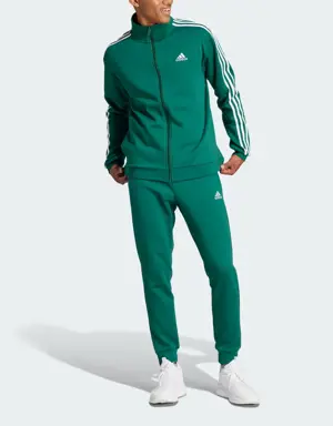 Adidas Basic 3-Stripes Fleece Track Suit