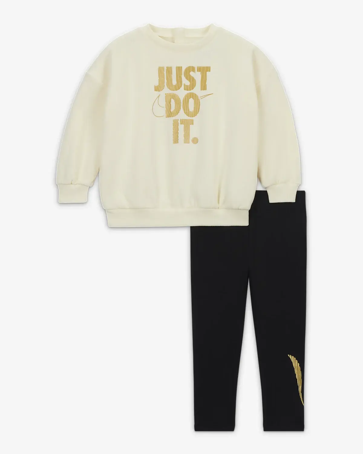 Nike Shine Crew and Leggings Set. 1