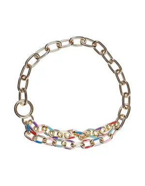 Thick Chain Colorful Necklace - 0 / ORIGINAL