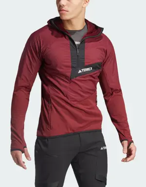 Adidas Techrock Ultralight 1/2-Zip Hooded Fleece Jacket