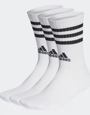 3-Stripes Cushioned Crew Socks 3 Pairs