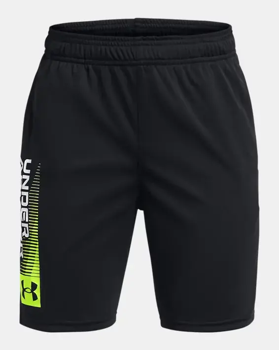 Under Armour Boys' UA Tech™ Wordmark Shorts. 1