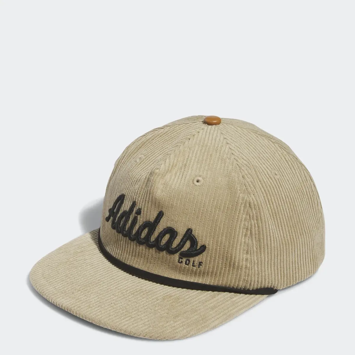 Adidas Corduroy Leather Five-Panel Rope Hat. 1