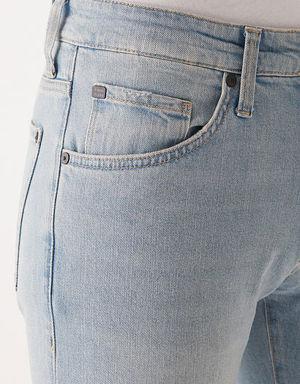 Kvnç Açık Vintage 90s Mavi Black Jean Pantolon