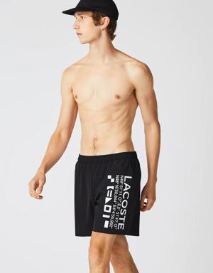 Men's Nautical Print Swim Shorts