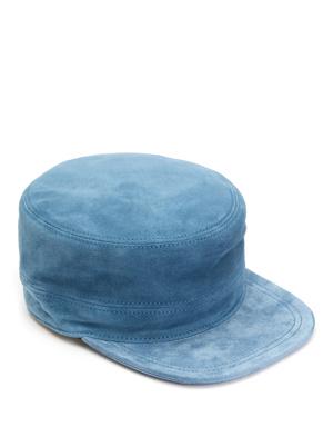 Mavi Kadın Süet Şapka