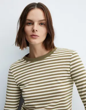 Striped long sleeves t-shirt