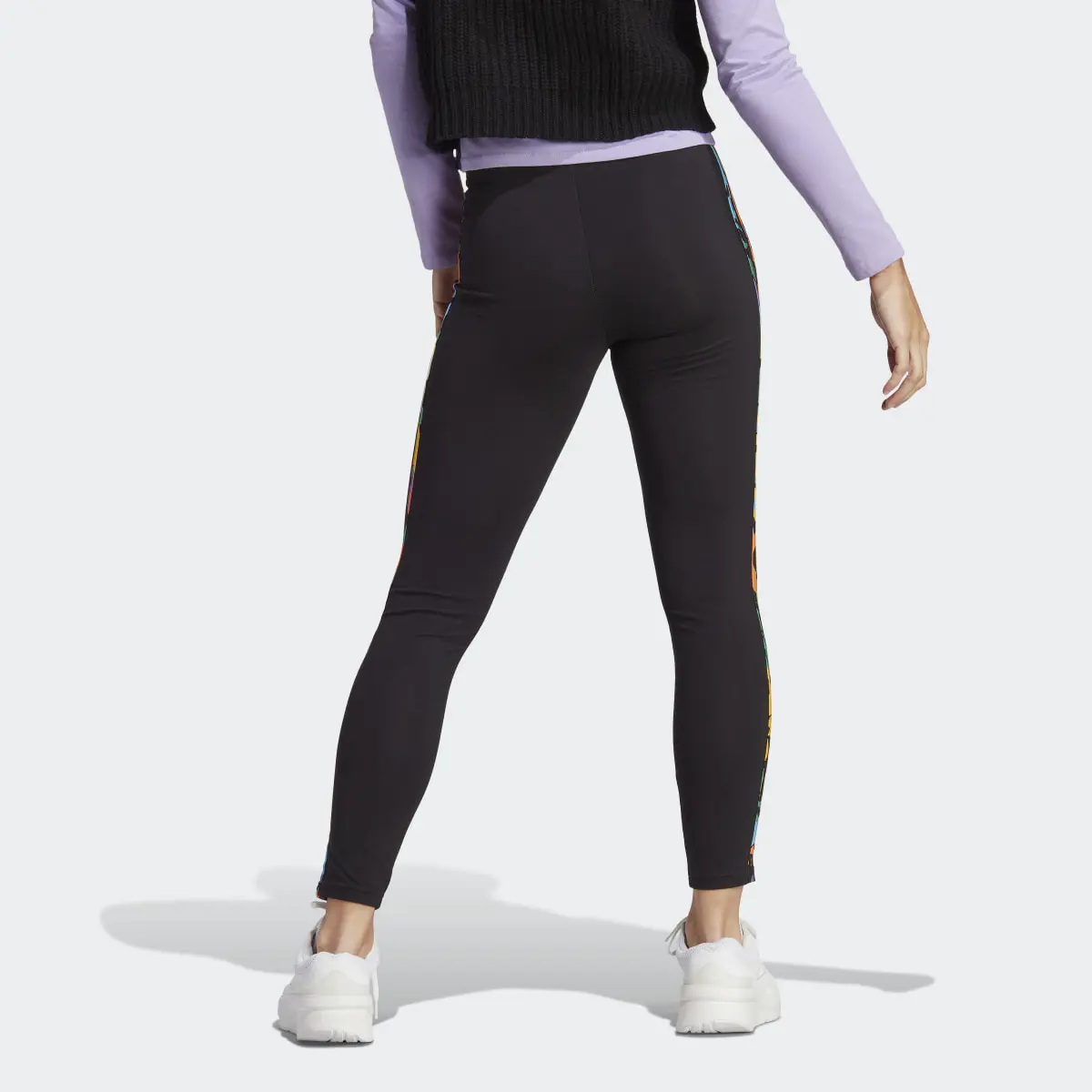 Adidas Legging taille haute en jersey Essentials 3-Stripes. 2