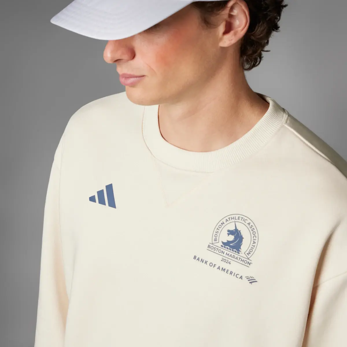 Adidas Boston Marathon® 2024 Sweatshirt. 3
