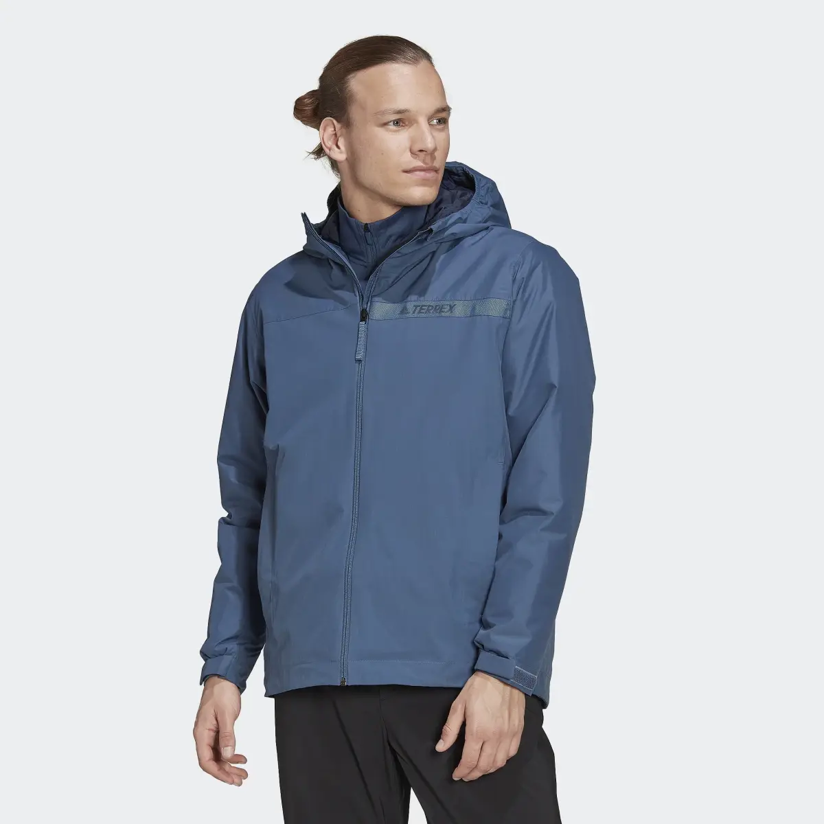 Adidas Terrex Multi RAIN.RDY Primegreen Insulated 2L Rain Jacket. 2