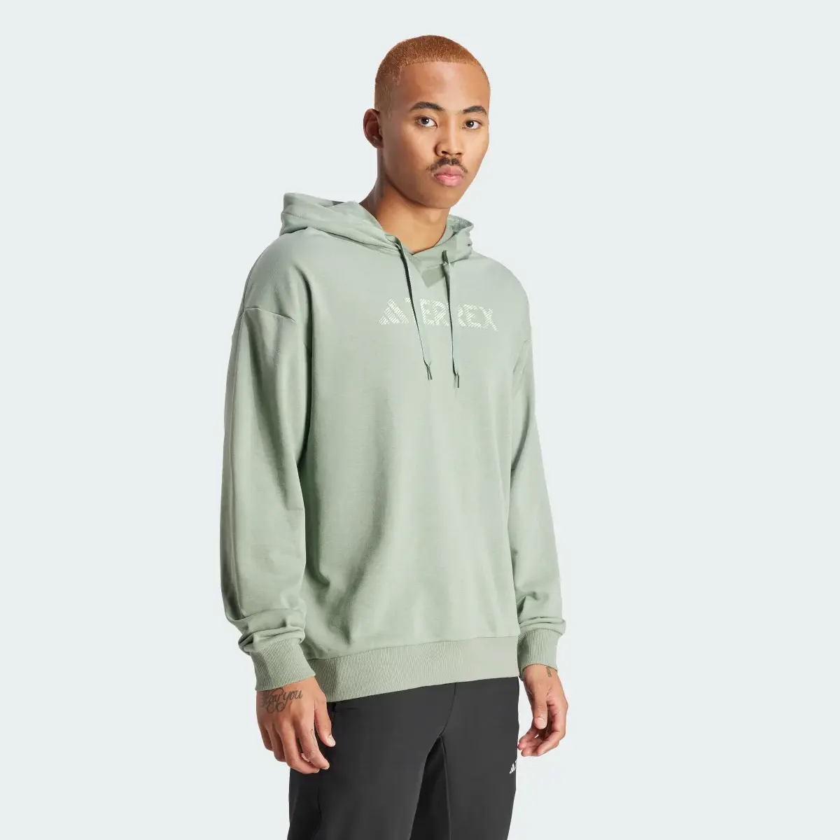 Adidas Terrex Large Logo Hoodie (Gender Neutral). 3