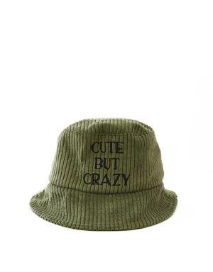 Sloganlı Bucket Şapka