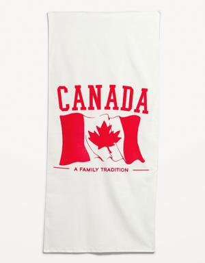 Printed Loop-Terry Beach Towel for the Family multi