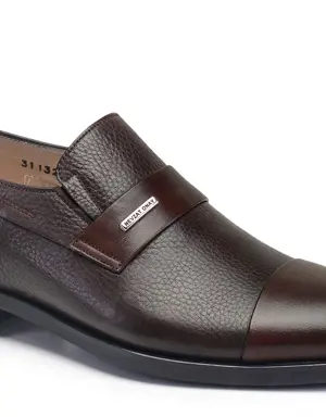 Kahverengi Bağcıksız Erkek Ayakkabı -82122-