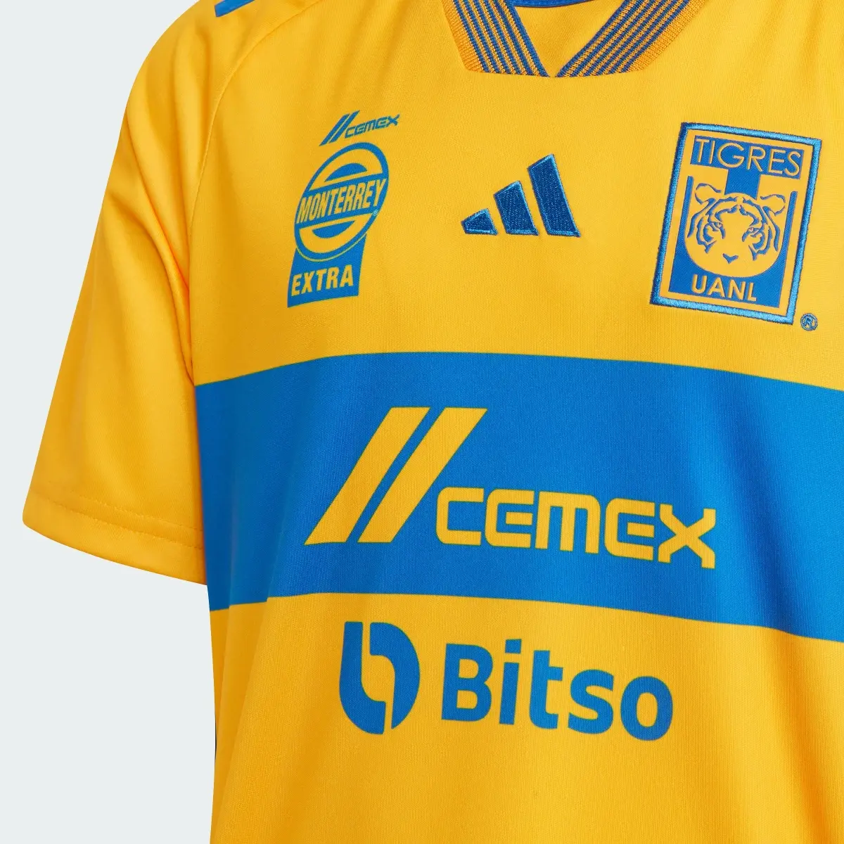 Adidas Jersey Uniforme Titular Tigres UANL 23/24 Niños. 3