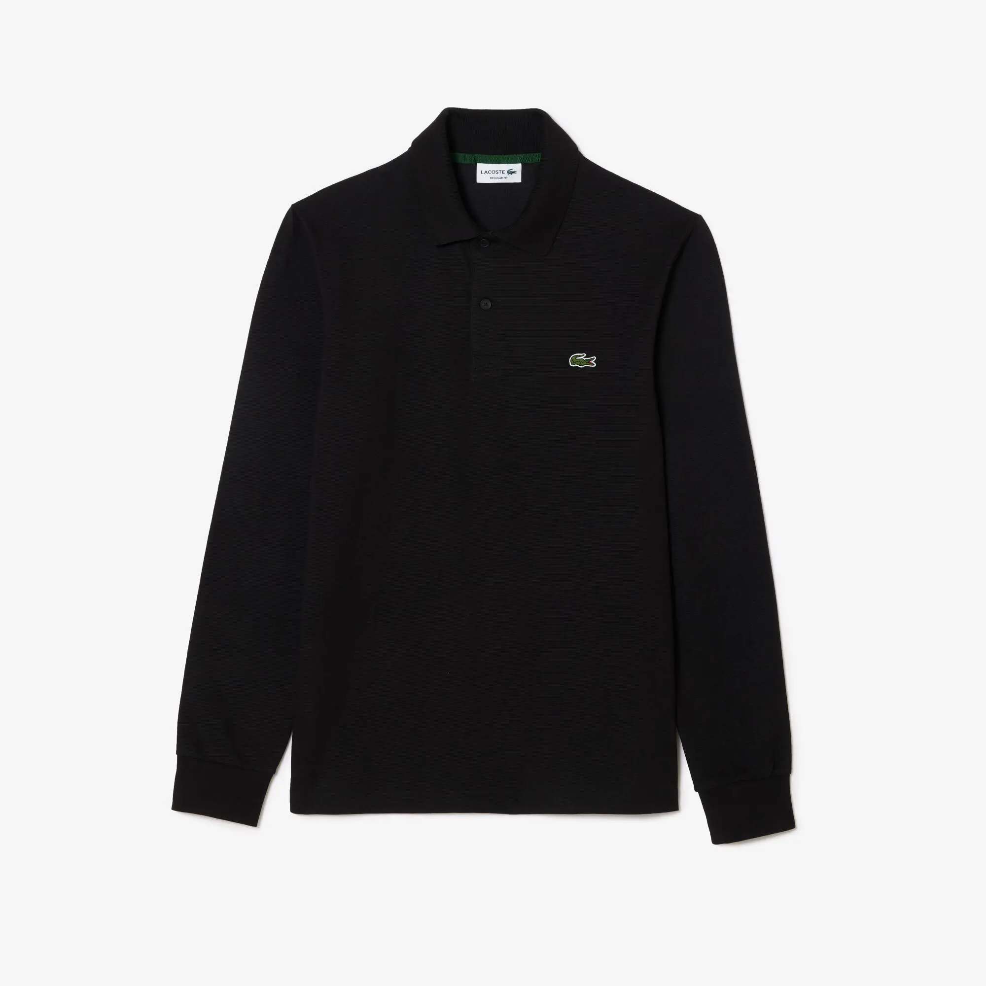 Lacoste Regular Fit Long Sleeve Polyester Cotton Polo Shirt. 2