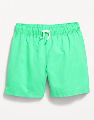 Old Navy Solid Swim Trunks for Toddler & Baby gray