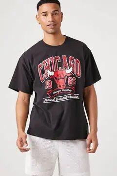 Forever 21 Forever 21 Chicago Bulls Graphic Tee Black/Multi. 2