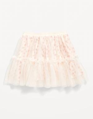 Ruffle-Tiered Tulle Tutu Skirt for Baby gray