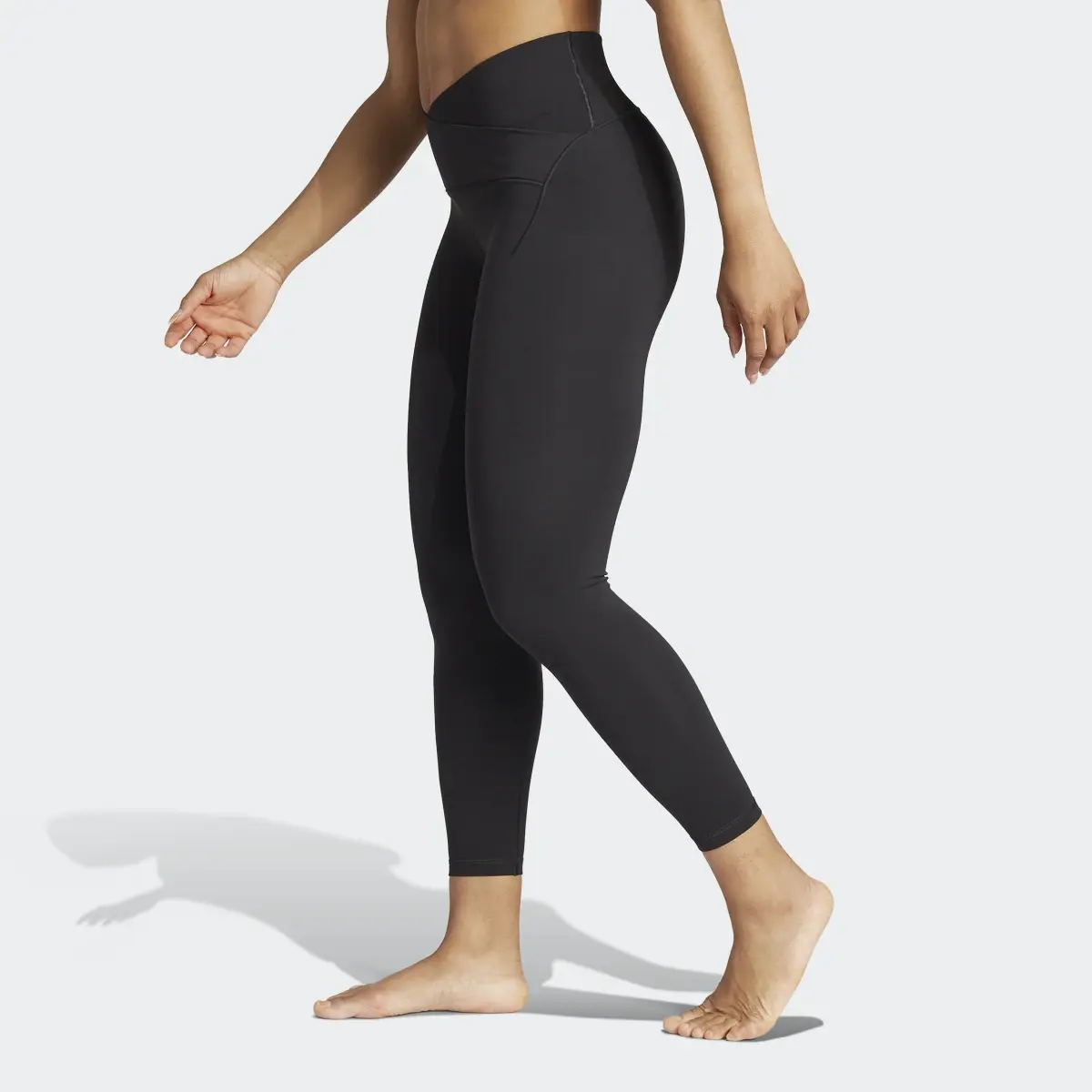 Adidas Yoga Studio Luxe Crossover Waistband 7/8 Leggings. 2