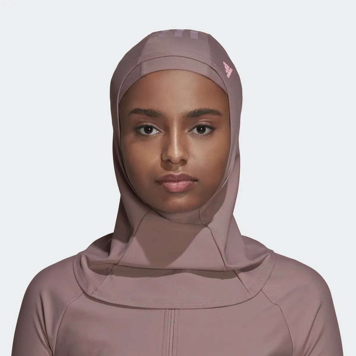 Adidas 3-Stripes Swim Hijab. 2