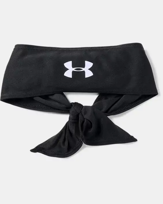 Under Armour Adult UA Armour Tie Headband. 1