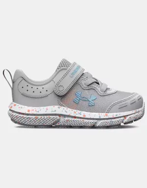 Girls' Infant UA Assert 10 AC Paint Splatter Running Shoes