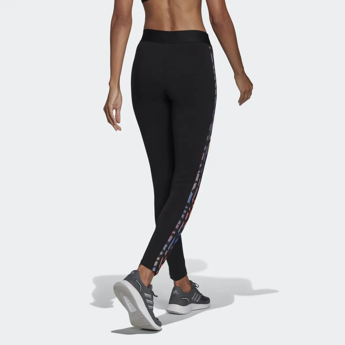 Adidas 3 Stripes Leggings. 2