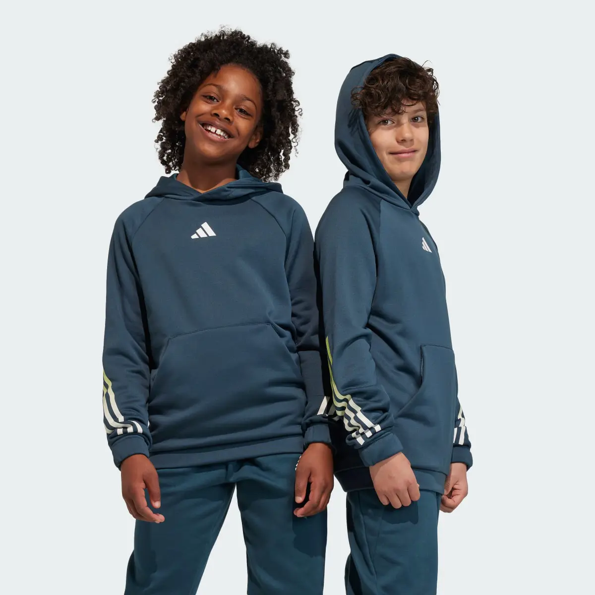 Adidas Train Icons AEROREADY 3-Stripes Hoodie. 1