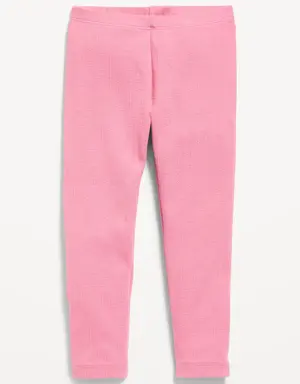 Old Navy Textured-Knit Full-Length Leggings for Toddler Girls pink