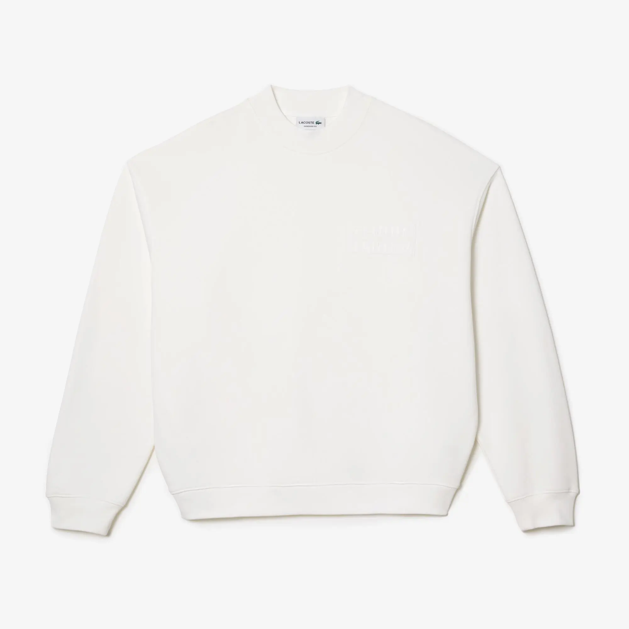 Lacoste Sweatshirt de algodão bordado oversize. 2