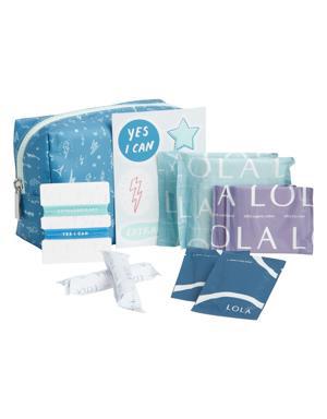 GIRL ON-THE-GO PERIOD KIT by LOLA blue