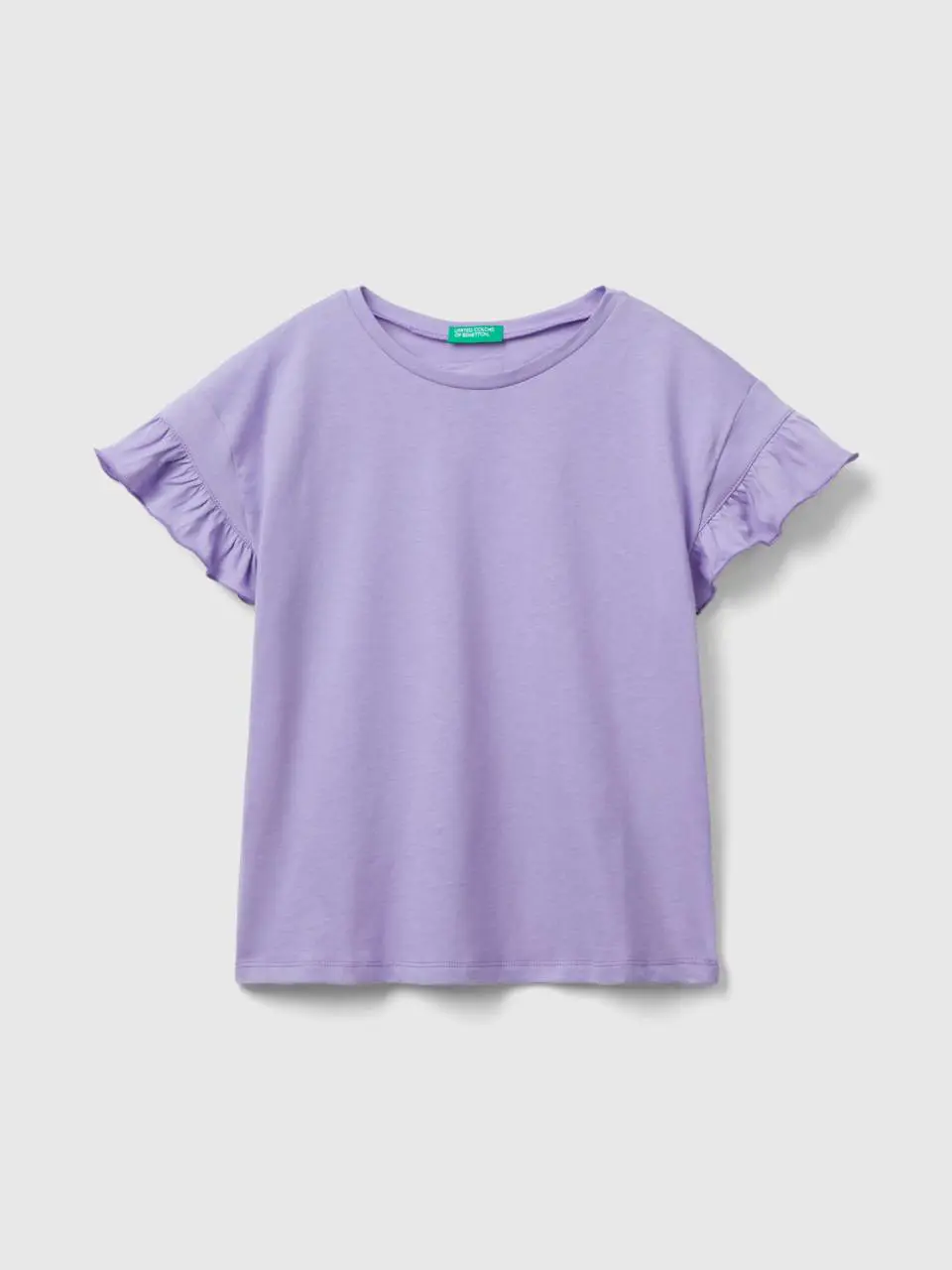 Benetton short sleeve t-shirt with rouches. 1