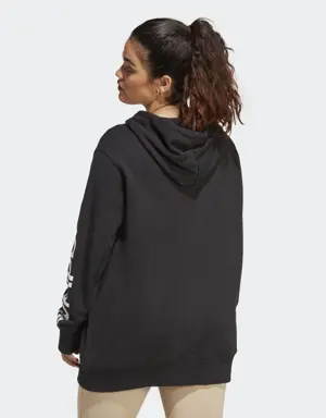 Adidas Chaqueta con capucha Essentials Linear French Terry (Tallas grandes). 3 Adidas Chaqueta con capucha Essentials Linear French Terry (Tallas grandes). 3