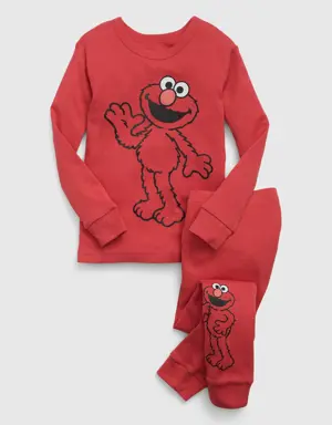 Gap babyGap Organic Cotton Sesame Street PJ Set red