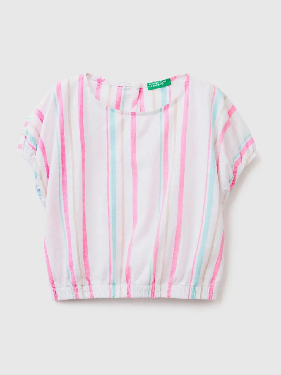 Benetton striped blouse. 1