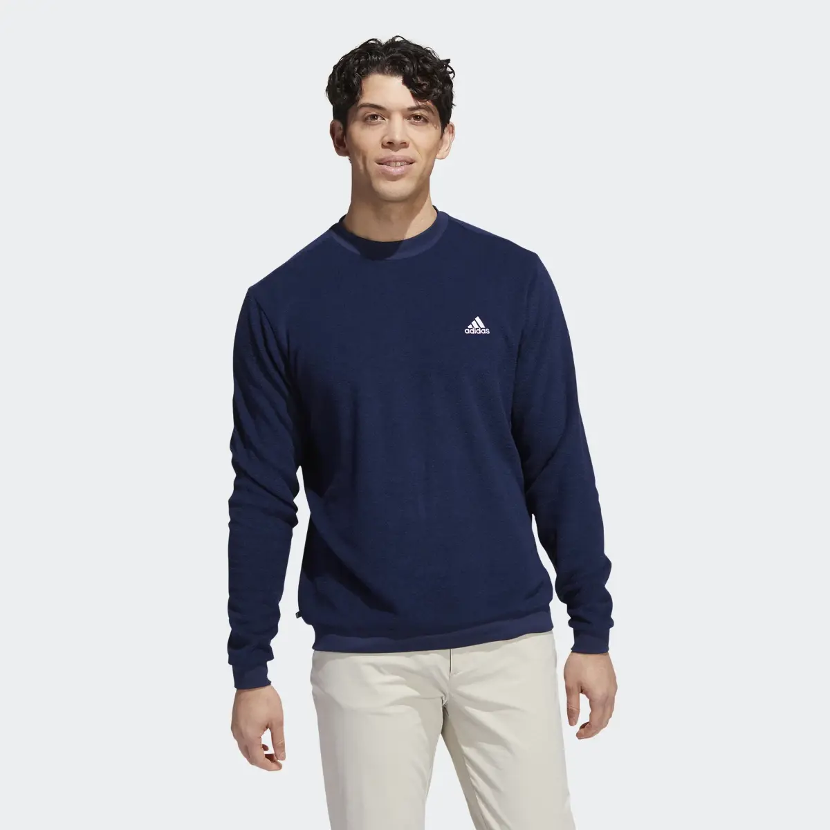 Adidas Core Crew Golf Sweatshirt. 2