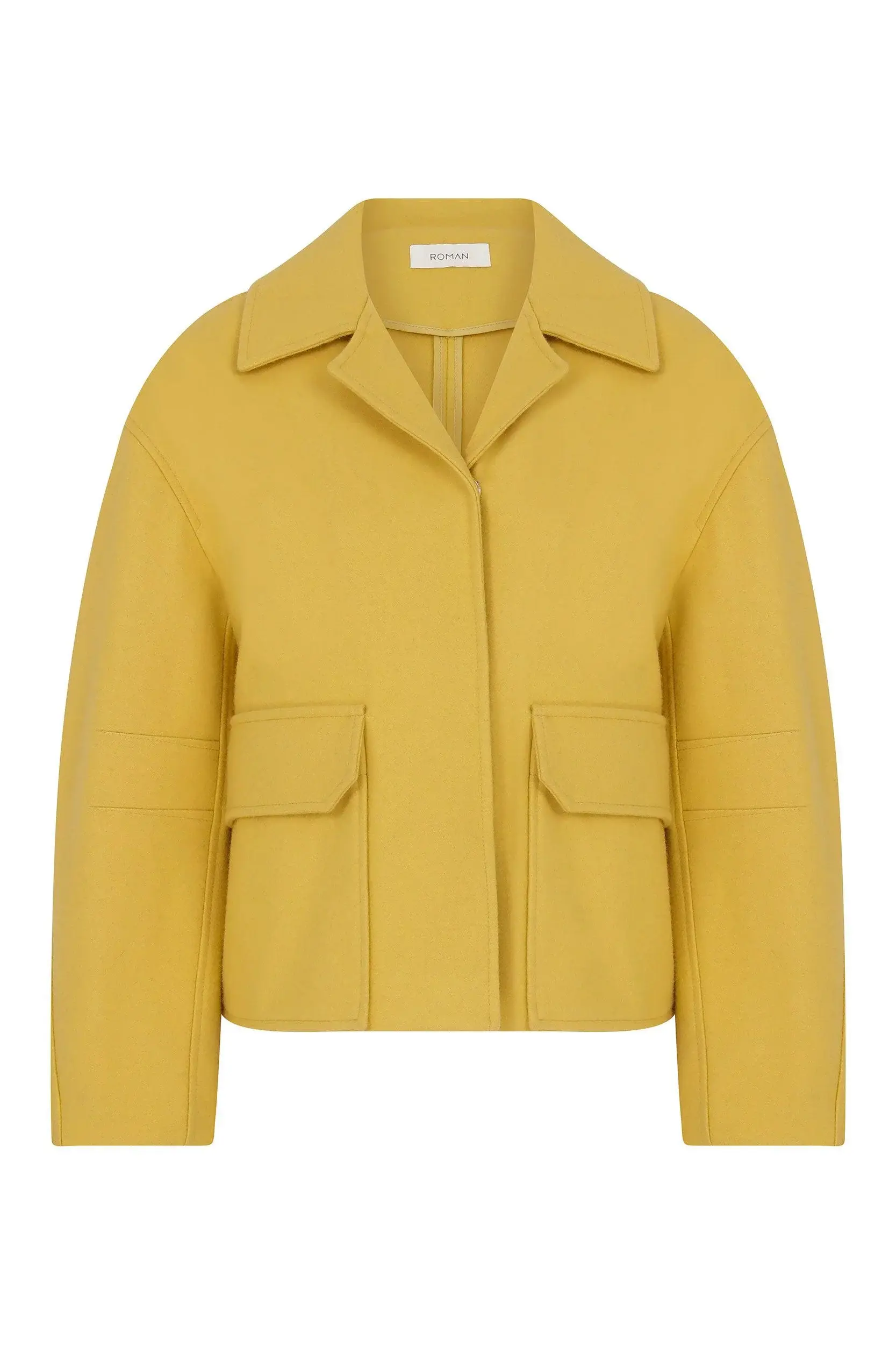 Roman YELLOW COAT LONG SLEEVE - 4 / YELLOW. 1