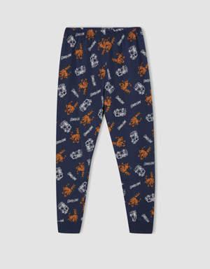 Erkek Çocuk Scooby Doo Lisanslı Pamuklu Uzun Kollu Pijama Takım