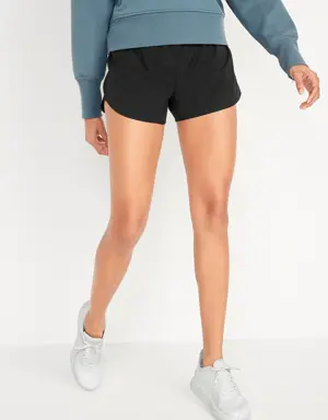 Old Navy Mid-Rise StretchTech Run Shorts -- 3-inch inseam black